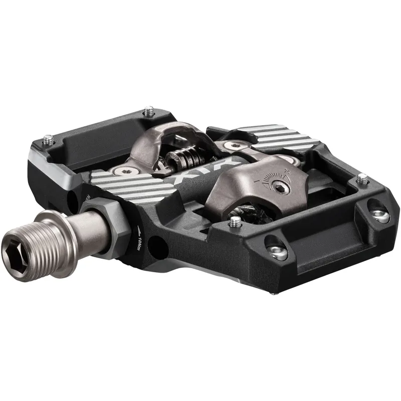 Shimano PD-M9220 XTR Trail Wide Platform MTB SPD Pedals - Grey/Black-3