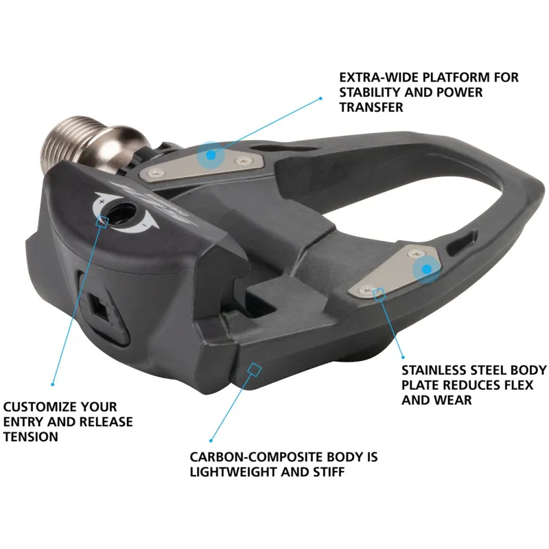 Shimano PD-R7000 105 SPD SL Road Pedals - Pair - Black-6