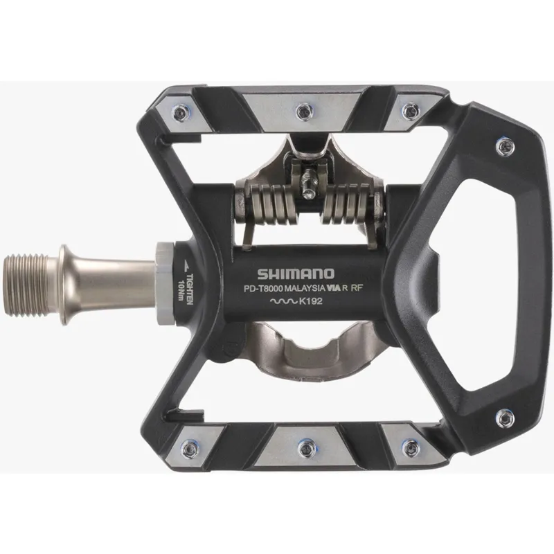 Shimano XT T8000 Trekking 9/16 Pedals - Black-6
