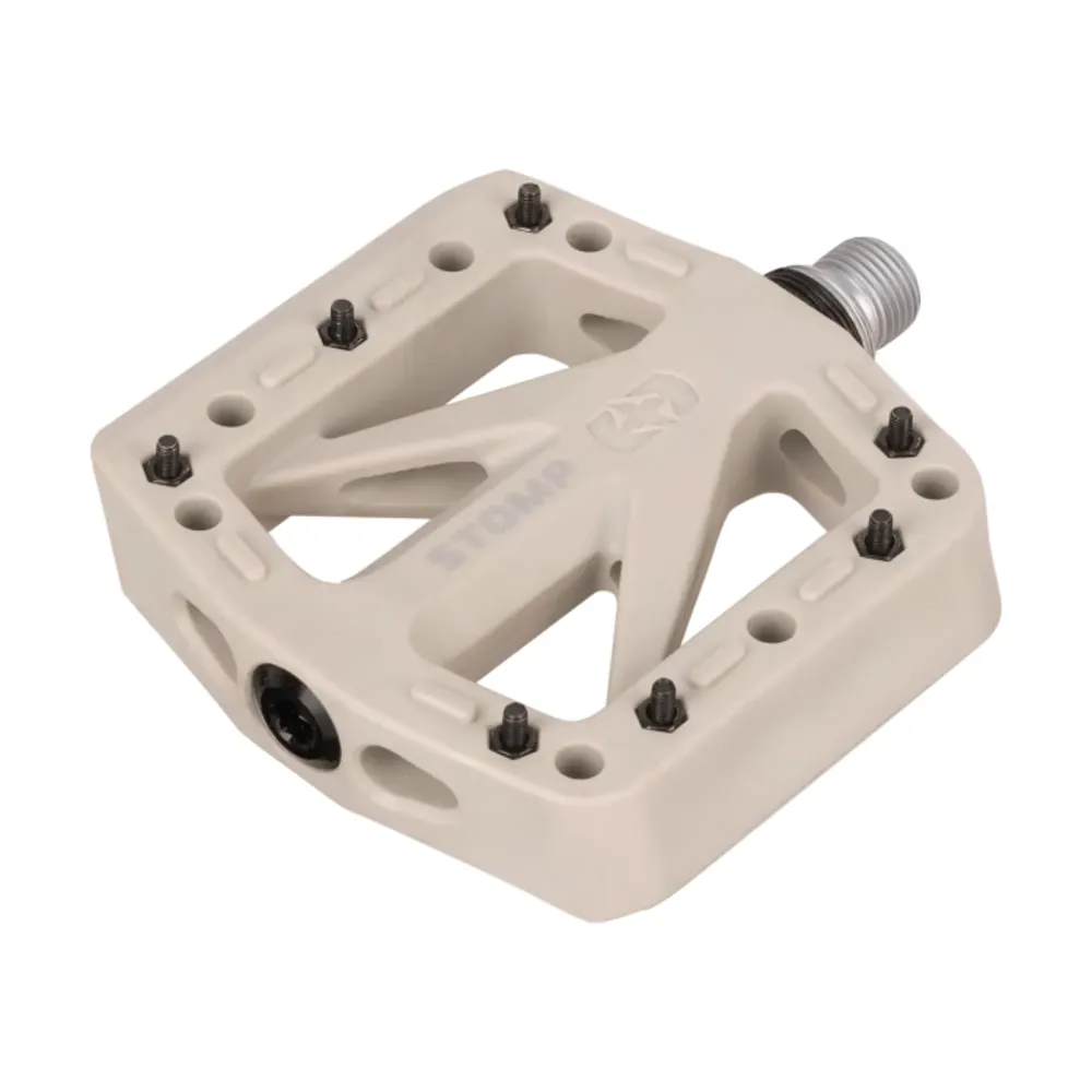 uPRISE Bikes Oxford Stomp Jr Nylon Flat MTB Pedals - Grey | Price match, 365 day returns, 18-Month Warranty, Finance Available & Free UK Delivery