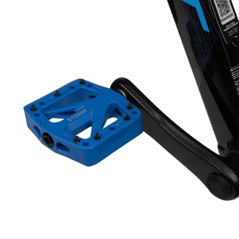Oxford Stomp Jr Nylon Flat MTB Pedals - Blue-1