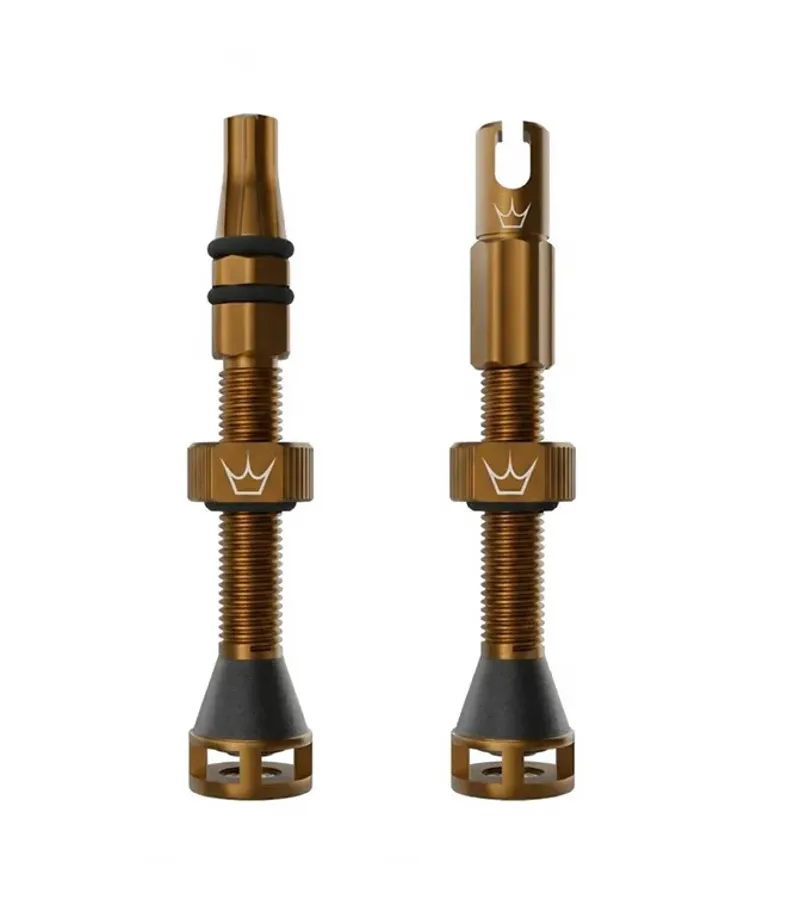 Peatys Holeshot Fast Flow Tubeless Valves - 42mm - Bourbon