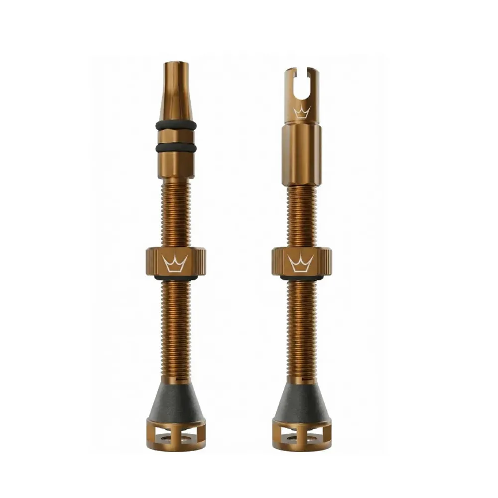 uPRISE Bikes Peatys Holeshot Fast Flow Tubeless Valves - 60mm - Bourbon | Price match, 365 day returns, 18-Month Warranty, Finance Available & Free UK Delivery