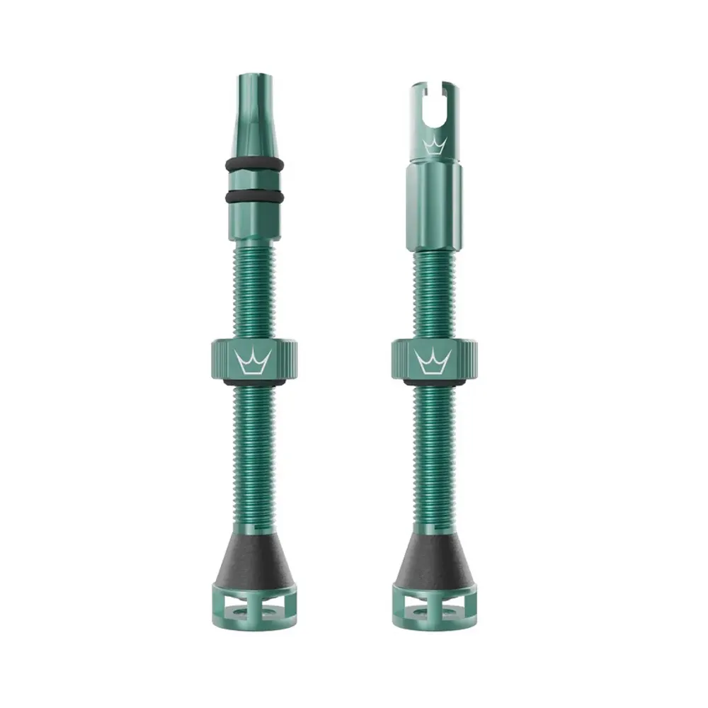 uPRISE Bikes Peatys Holeshot Fast Flow Tubeless Valves - 60mm - Jade | Price match, 365 day returns, 18-Month Warranty, Finance Available & Free UK Delivery