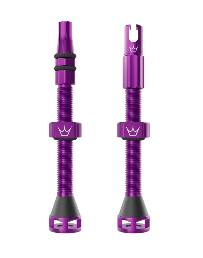 Peatys Holeshot Fast Flow Tubeless Valves - 60mm - Violet