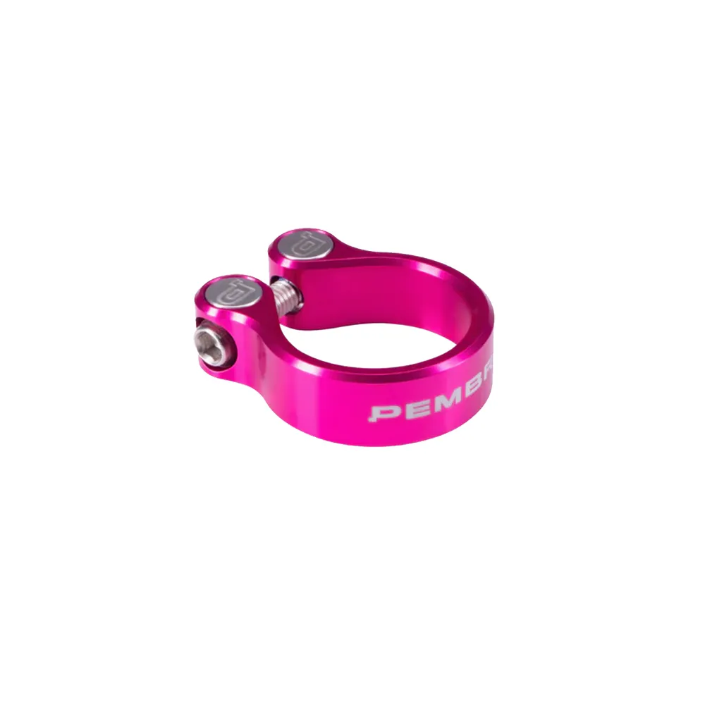 uPRISE Bikes Pembree DBN Seat Clamp - 34.9mm - Pink | Price match, 365 day returns, 18-Month Warranty, Finance Available & Free UK Delivery