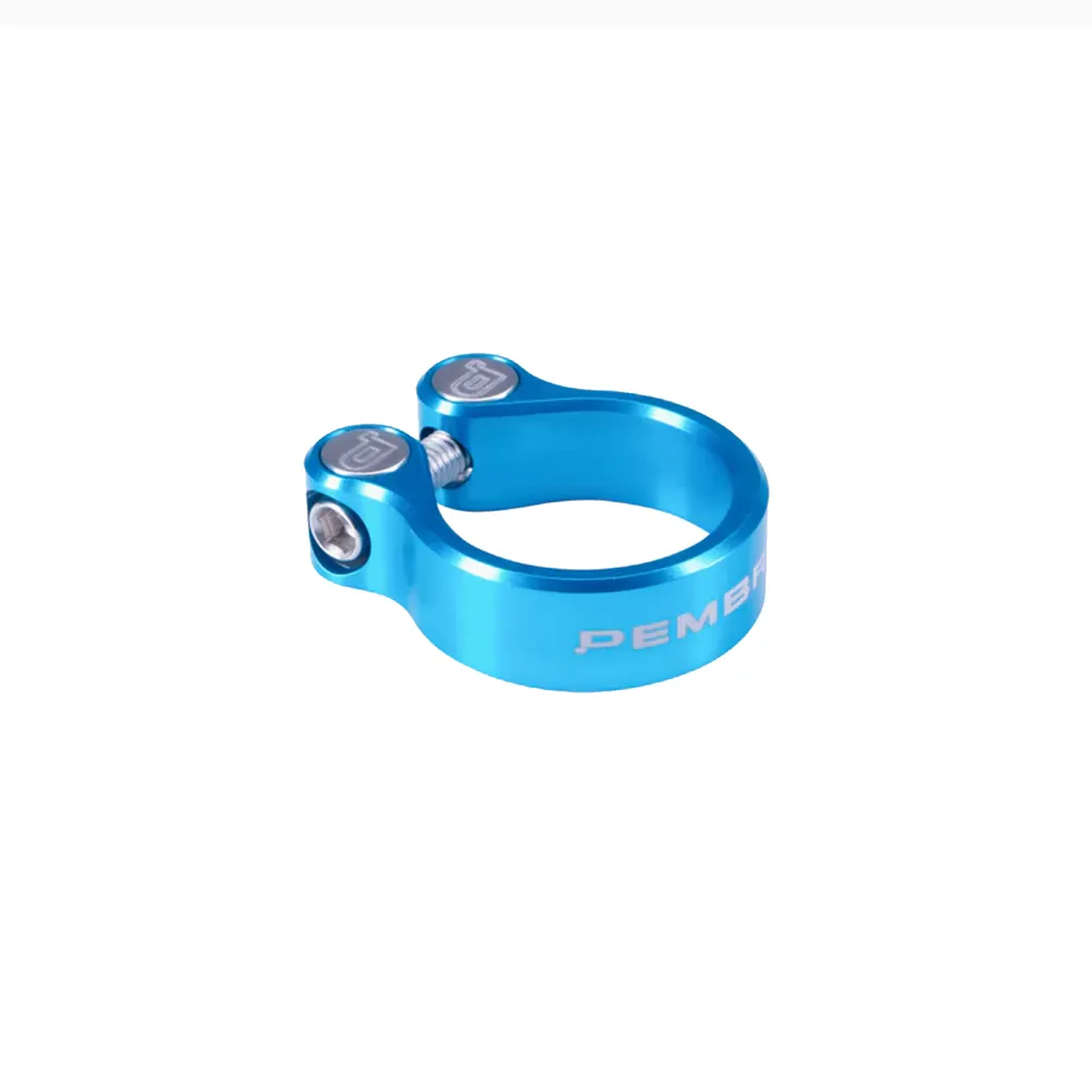 uPRISE Bikes Pembree DBN Seat Clamp - 34.9mm - Cyan | Price match, 365 day returns, 18-Month Warranty, Finance Available & Free UK Delivery