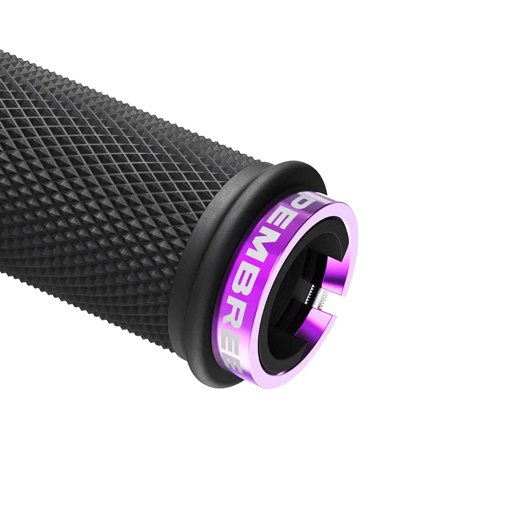 uPRISE Bikes Pembree GCS MTB Lock-On Grip - Thick - Purple | Price match, 365 day returns, 18-Month Warranty, Finance Available & Free UK Delivery