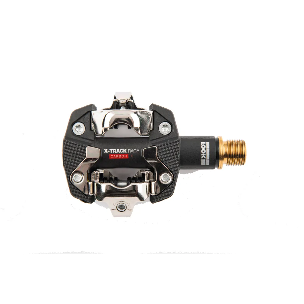 uPRISE Bikes Look X-Track Race Carbon Ti Clipless MTB Pedals - Black | Price match, 365 day return s, 18-Month Warranty, Finance Available & Free UK Delivery