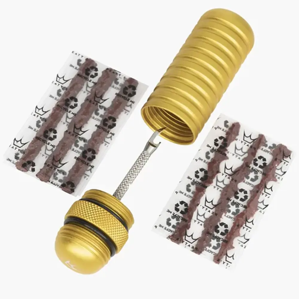 uPRISE Bikes Peaty's Holeshot Tubeless Puncture Plugger Kit - Gold | Price match, 365 day return s, 18-Month Warranty, Finance Available & Free UK Delivery