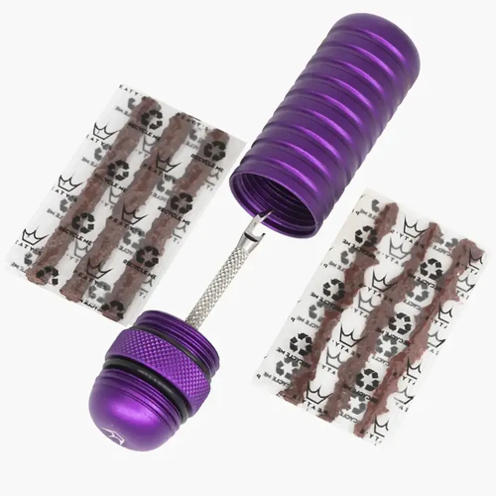 uPRISE Bikes Peaty's Holeshot Tubeless Puncture Plugger Kit - Violet | Price match, 365 day return s, 18-Month Warranty, Finance Available & Free UK Delivery