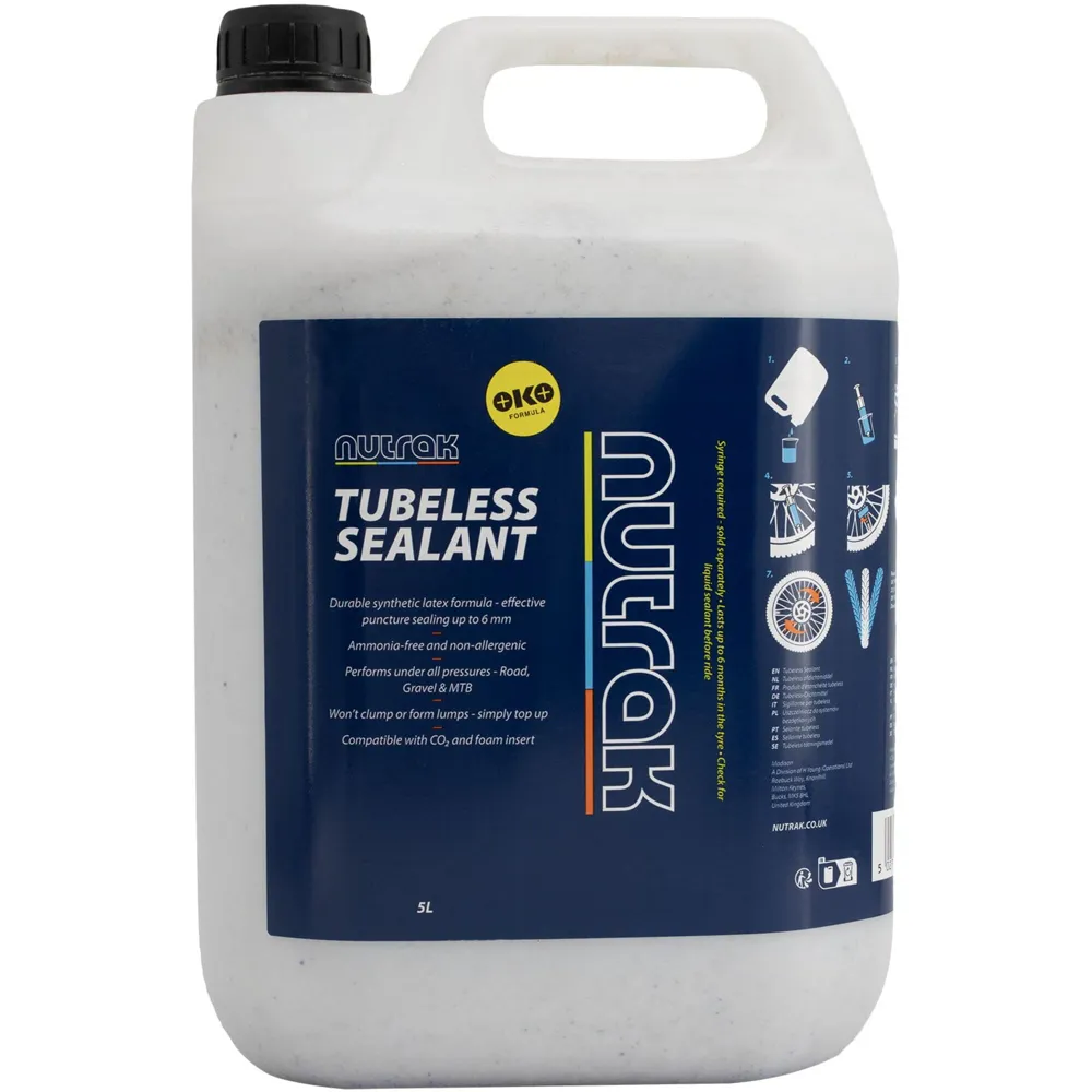uPRISE Bikes Nutrak Tubeless Tyre Sealant - 5 litres | Price match, 365 day returns, 18-Month Warranty, Finance Available & Free UK Delivery