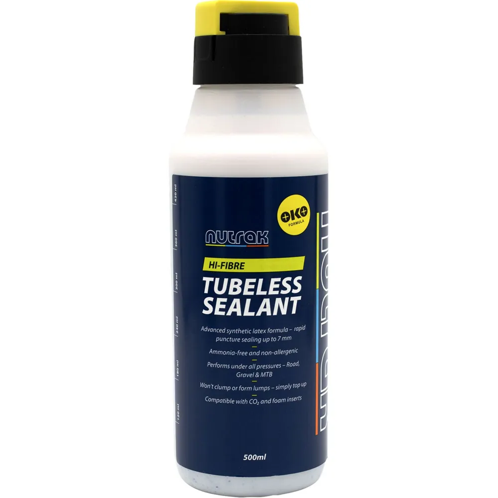uPRISE Bikes Nutrak Hi Fibre Tubeless Tyre Sealant - 500ml | Price match, 365 day returns, 18-Month Warranty, Finance Available & Free UK Delivery