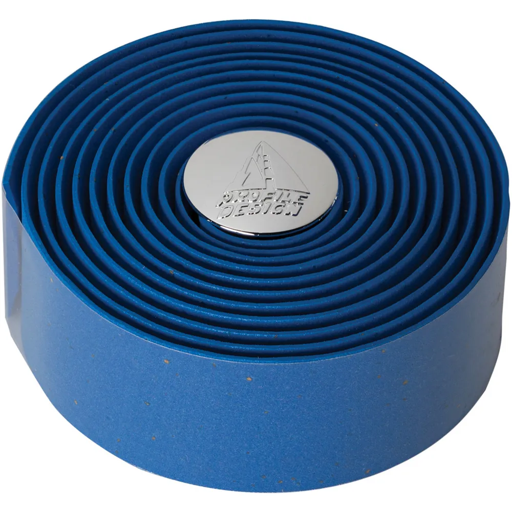 uPRISE Bikes Profile Design Cork Handlebar Tape - Blue | Price match, 365 day return s, 18-Month Warranty, Finance Available & Free UK Delivery