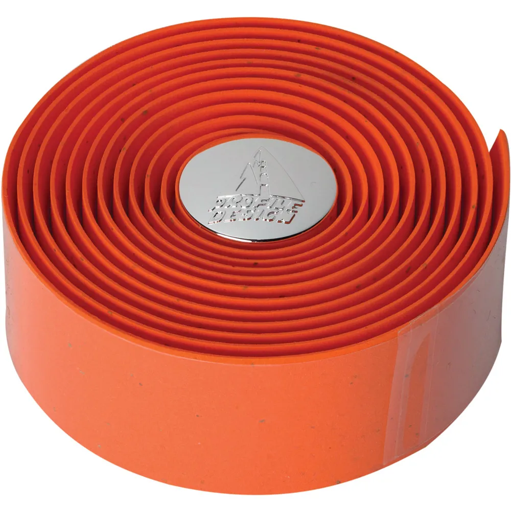 uPRISE Bikes Profile Design Cork Handlebar Tape - Orange | Price match, 365 day return s, 18-Month Warranty, Finance Available & Free UK Delivery