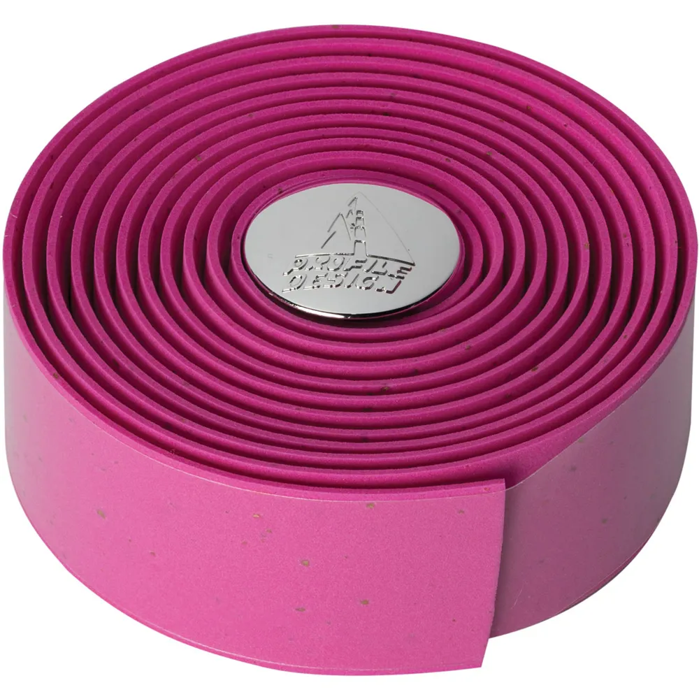 uPRISE Bikes Profile Design Cork Handlebar Tape - Hot Pink | Price match, 365 day return s, 18-Month Warranty, Finance Available & Free UK Delivery