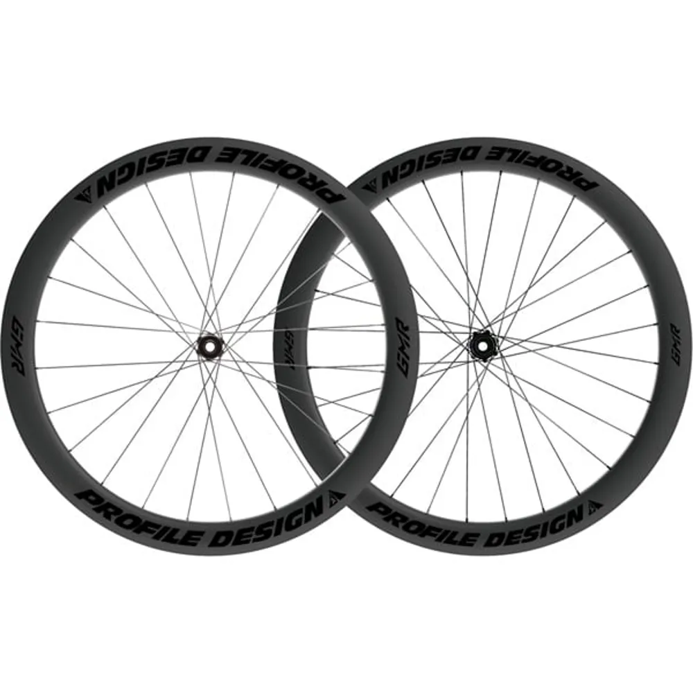 uPRISE Bikes Profile Design GMR 50 Carbon Rim Brake TLR 700c Wheelset - Carbon | Price match, 365 day return s, 18-Month Warranty, Finance Available & Free UK Delivery