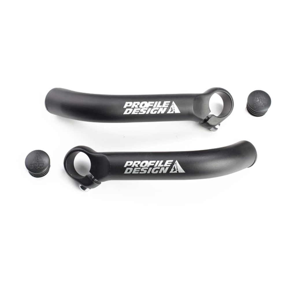 uPRISE Bikes Profile Design Brief Bar Ends - Black | Price match, 365 day return s, 18-Month Warranty, Finance Available & Free UK Delivery