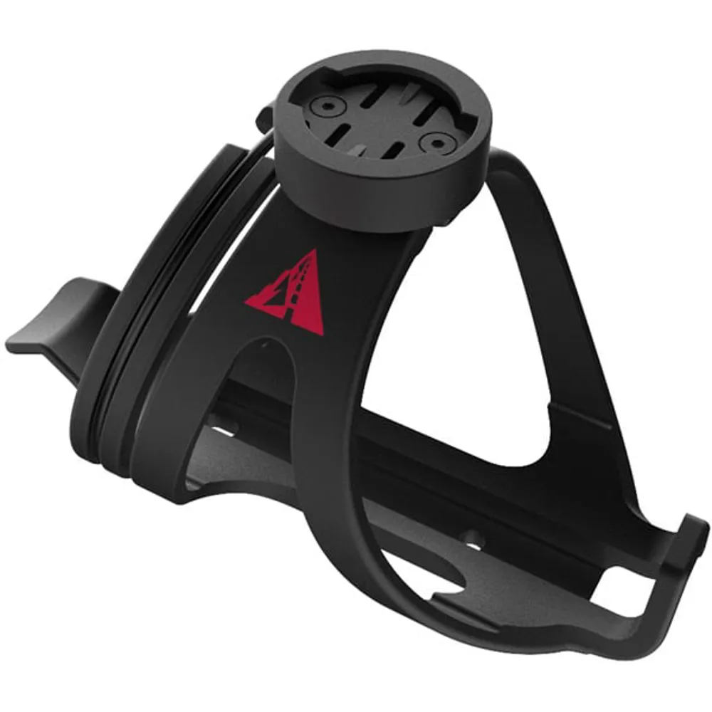 uPRISE Bikes Profile Design Axis Grip Bottle Cage With Garmin Mount - Black | Price match, 365 day return s, 18-Month Warranty, Finance Available & Free UK Delivery