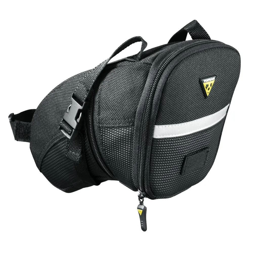 uPRISE Bikes Topeak Aero Wedge Saddle Bag With Straps - Large | Price match, 365 day return s, 18-Month Warranty, Finance Available & Free UK Delivery