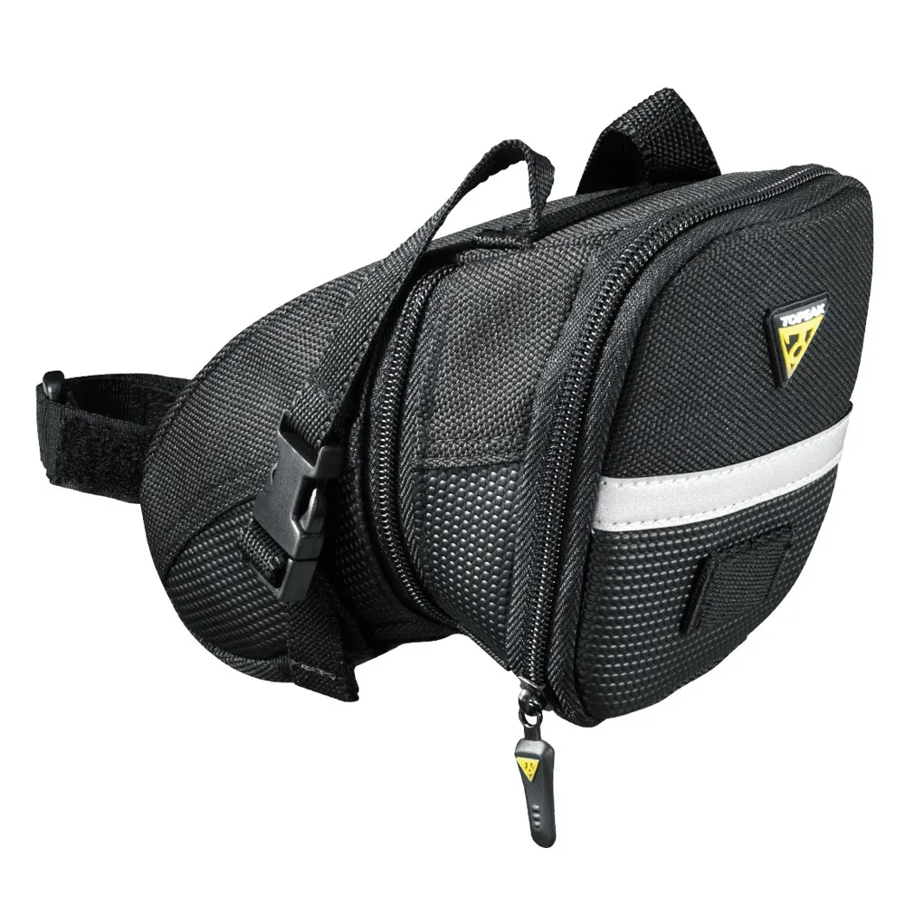 uPRISE Bikes Topeak Aero Wedge Saddle Bag With Straps - Medium | Price match, 365 day return s, 18-Month Warranty, Finance Available & Free UK Delivery