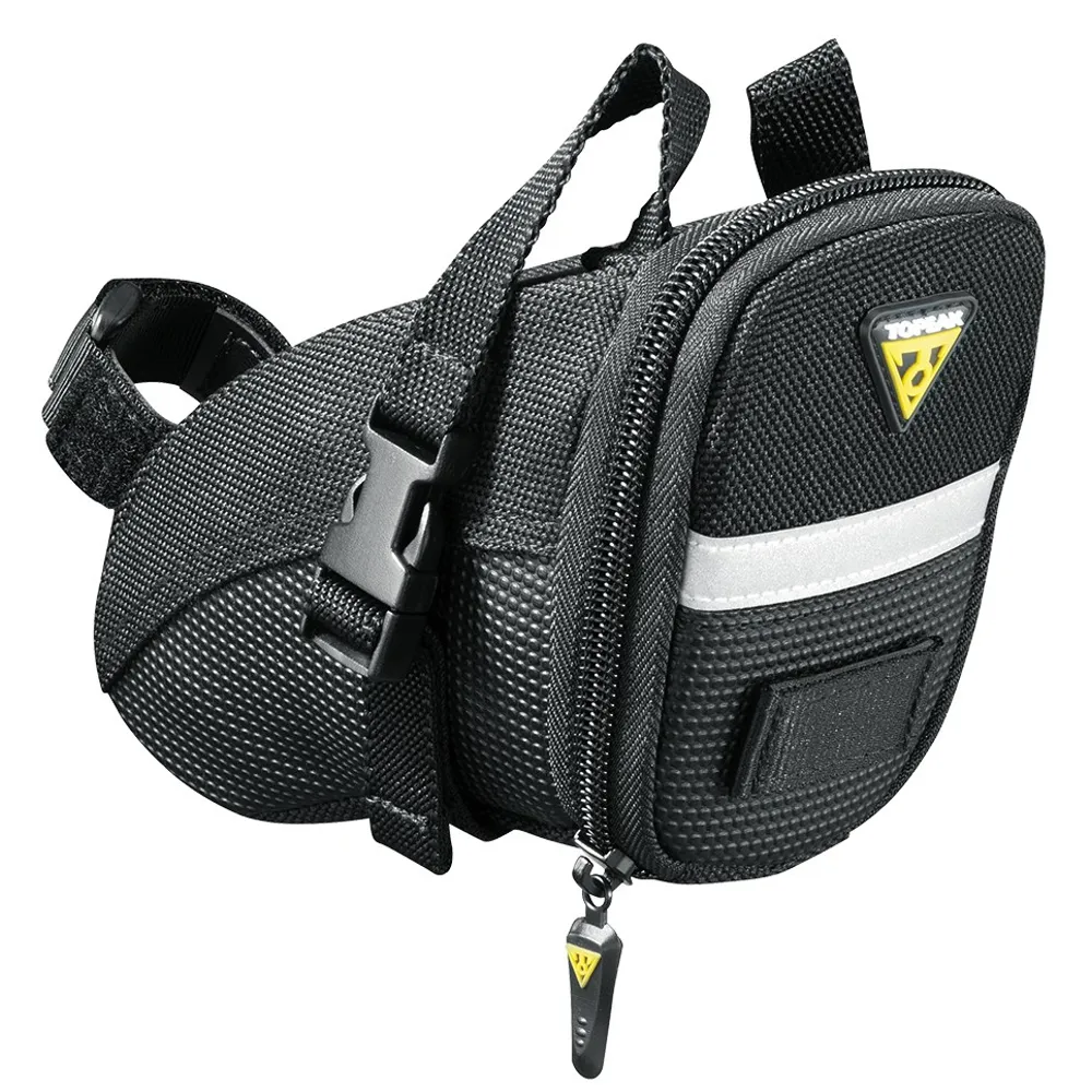 uPRISE Bikes Topeak Aero Wedge Saddle Bag with Straps - Small | Price match, 365 day return s, 18-Month Warranty, Finance Available & Free UK Delivery