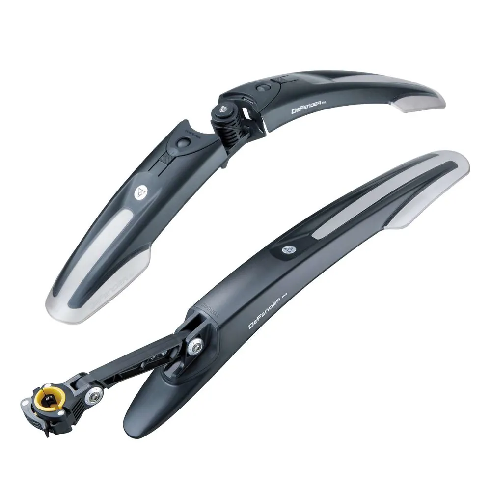 uPRISE Bikes Topeak DeFender M1/M2 Mudguard Set - Black | Price match, 365 day return s, 18-Month Warranty, Finance Available & Free UK Delivery