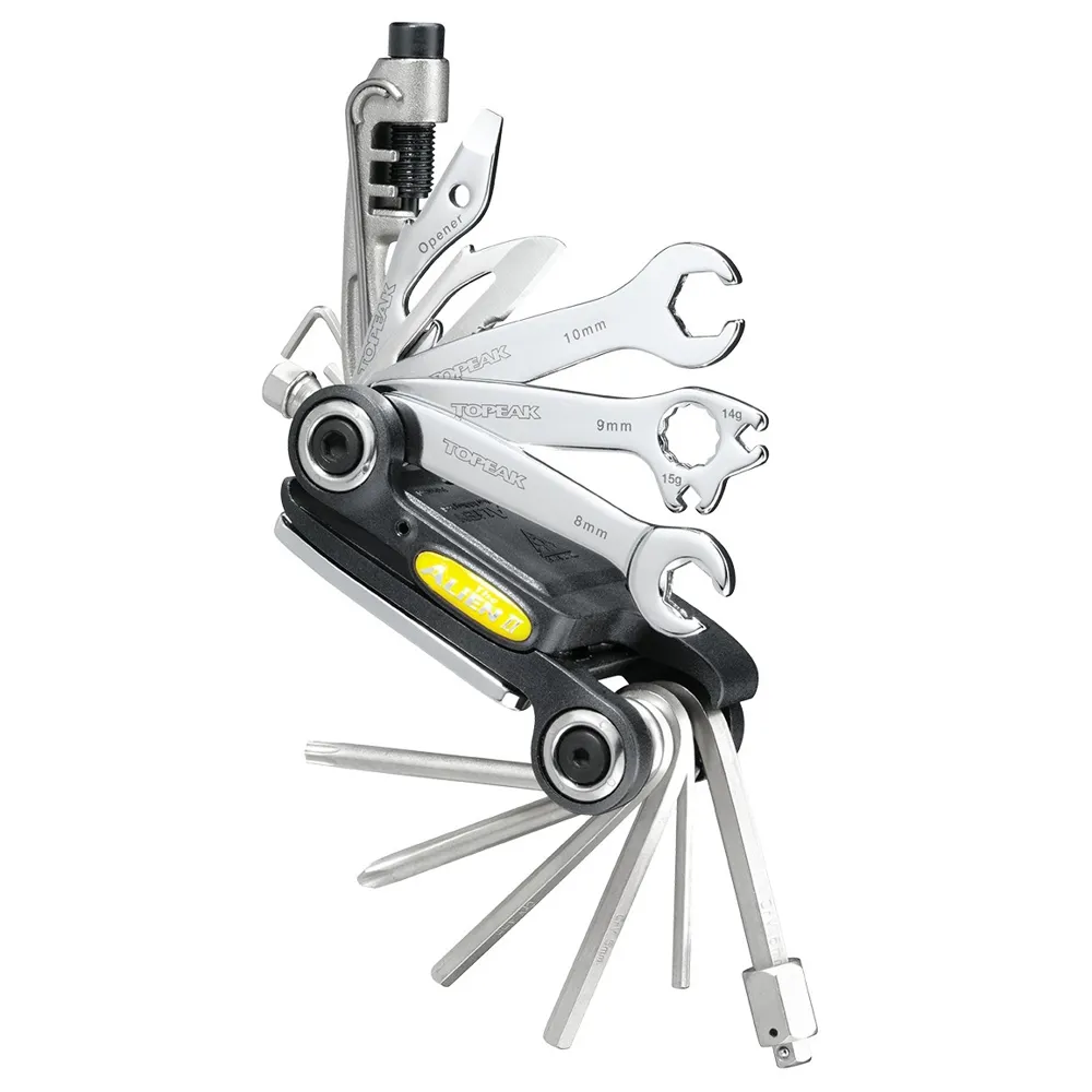 uPRISE Bikes Topeak Alien 2 Multi Tool - Black/Silver | Price match, 365 day return s, 18-Month Warranty, Finance Available & Free UK Delivery