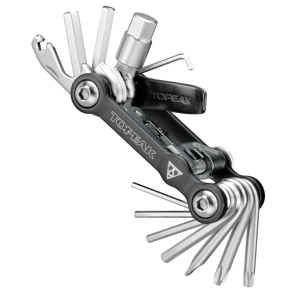 uPRISE Bikes Topeak Mini 18+ Multi Tool - Black/Silver | Price match, 365 day return s, 18-Month Warranty, Finance Available & Free UK Delivery