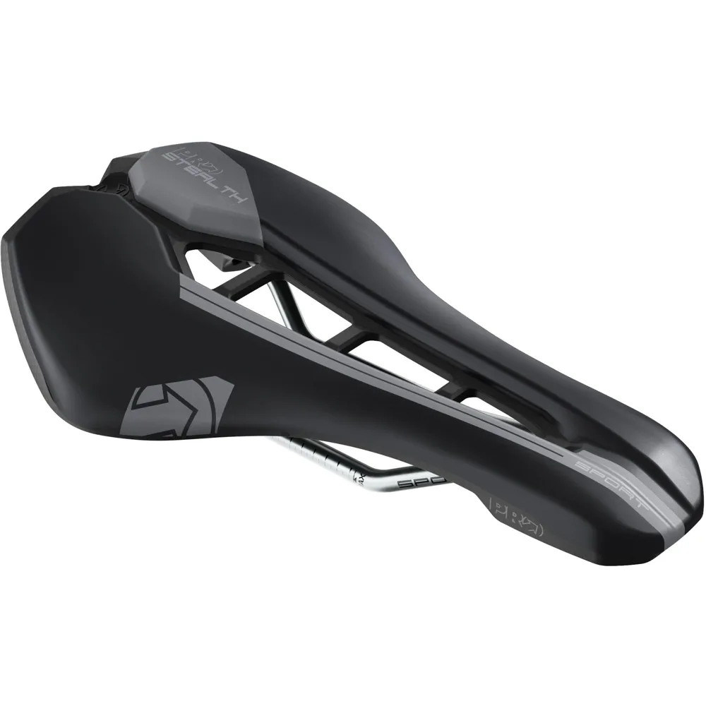 uPRISE Bikes Pro Stealth Sport Saddle - Black | Price match, 365 day return s, 18-Month Warranty, Finance Available & Free UK Delivery