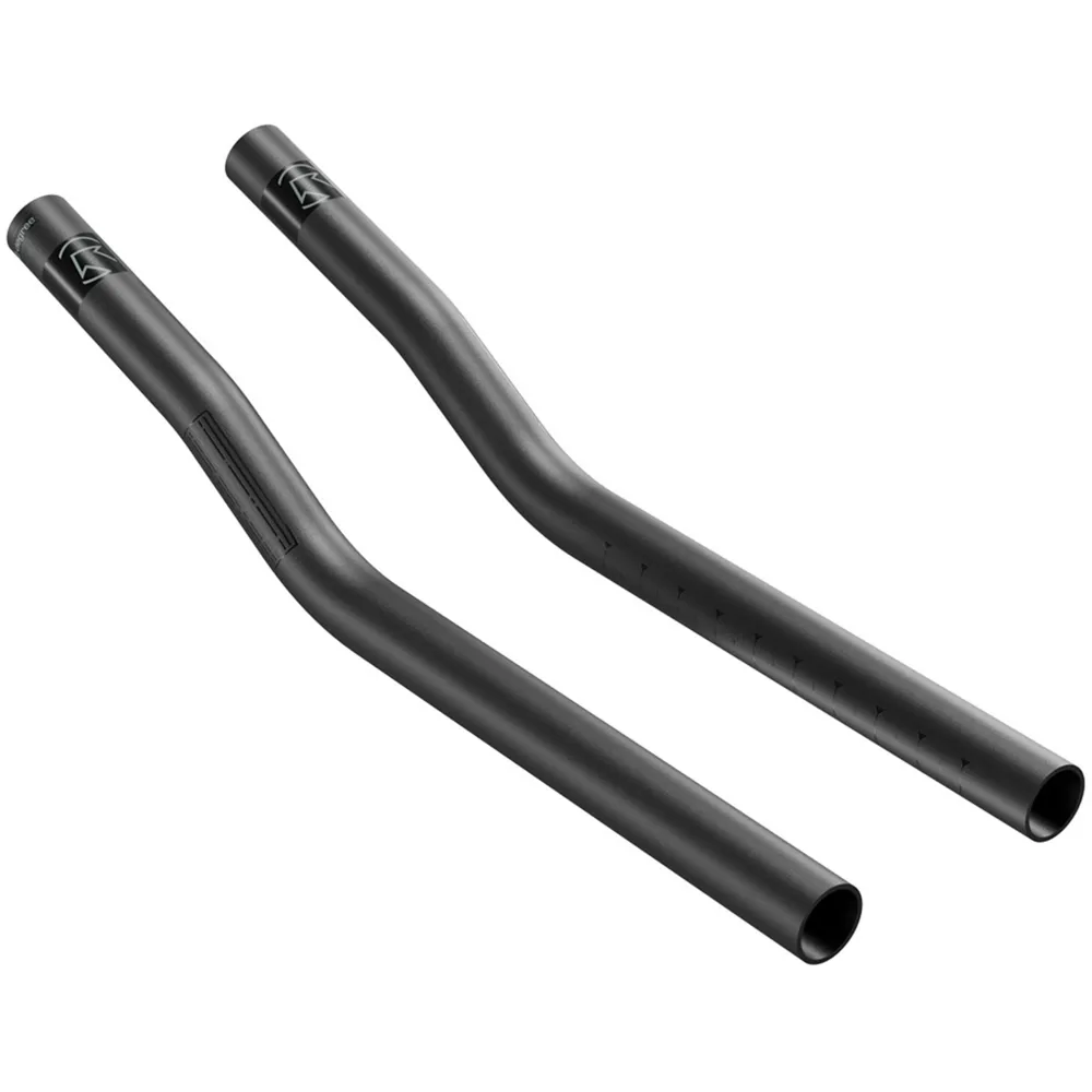 uPRISE Bikes Pro Clip-On S-Bend 30 Alloy Extensions Only - Black | Price match, 365 day returns, 18-Month Warranty, Finance Available & Free UK Delivery
