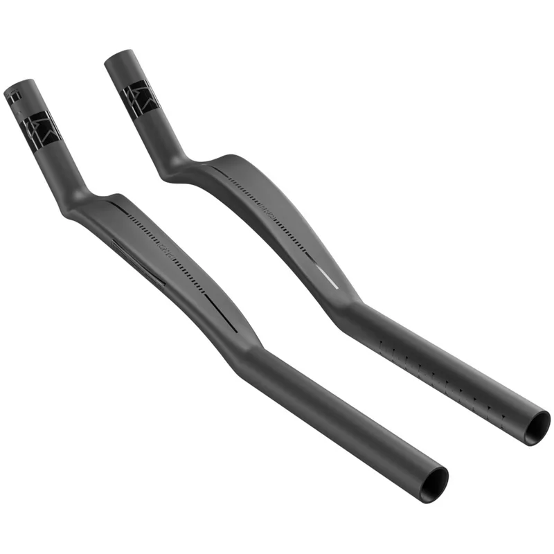 Pro Clip-On Ergo Bend 45 Carbon Extensions Only - Black