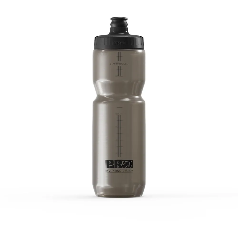 uPRISE Bikes Pro Performance Autoflow Valve Bottle - 800ml - Transparent Grey/Black | Price match, 365 day return s, 18-Month Warranty, Finance Available & Free UK Delivery