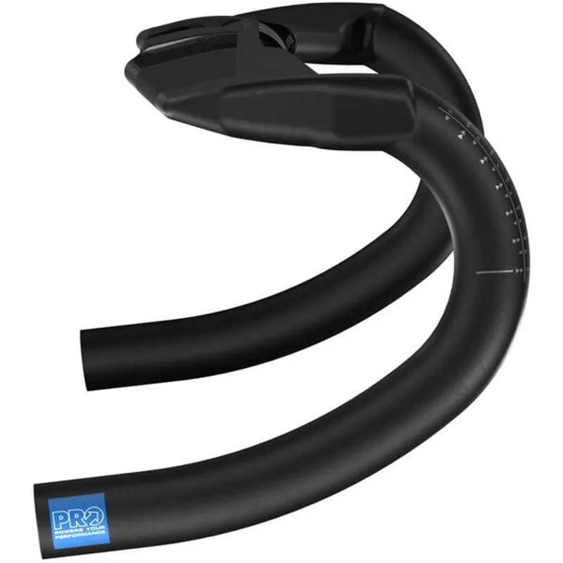 Pro Vibe Aero Compact Carbon Road Handlebars - 31.8mm - Black-4