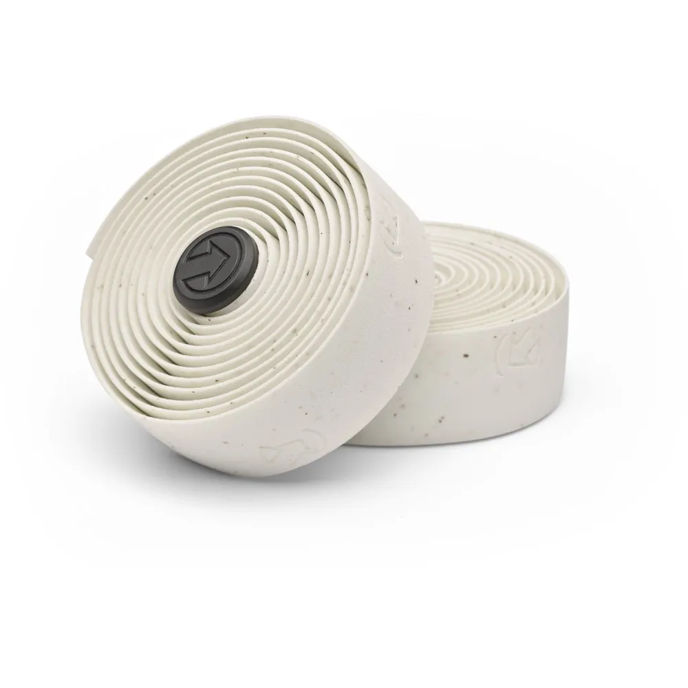 uPRISE Bikes Pro Peaked Sport Cork Bar Tape - 2.5mm - White | Price match, 365 day return s, 18-Month Warranty, Finance Available & Free UK Delivery
