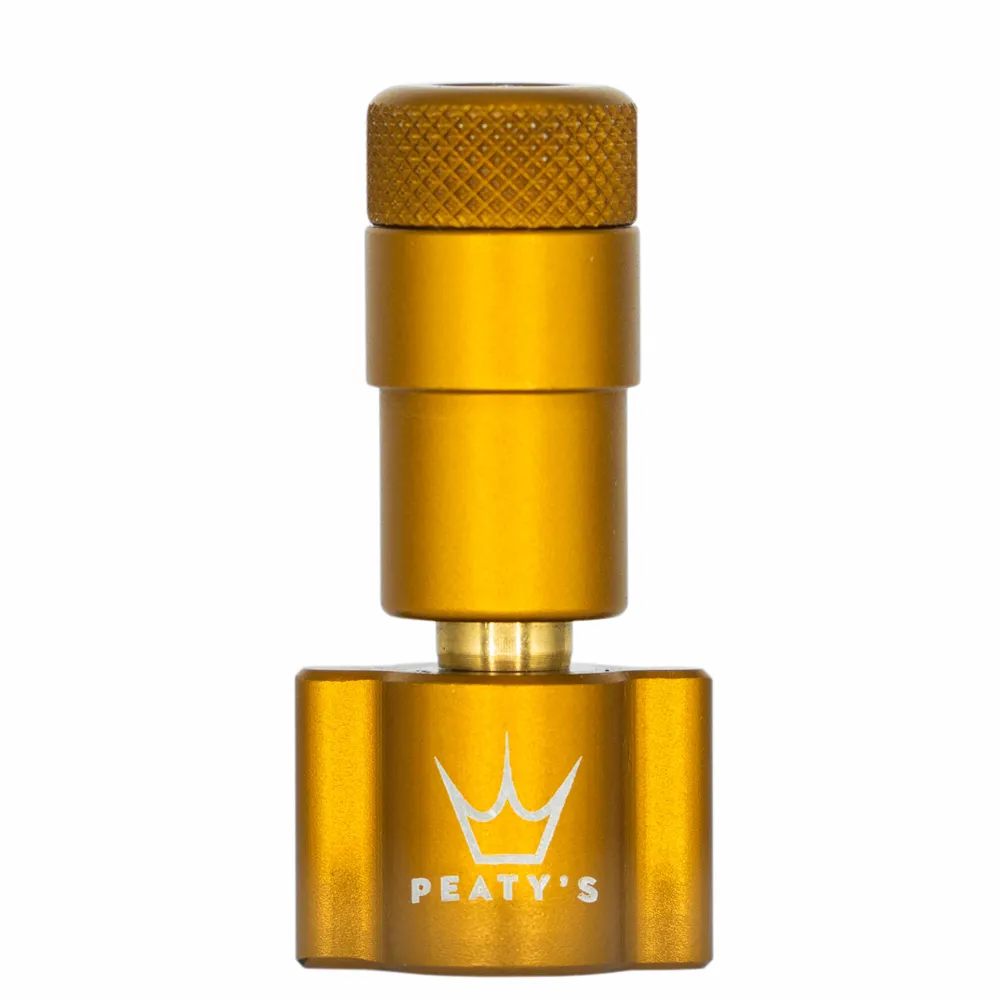 uPRISE Bikes Peaty's Holeshot CO2 Tyre Inflator Head - Bourbon | Price match, 365 day return s, 18-Month Warranty, Finance Available & Free UK Delivery