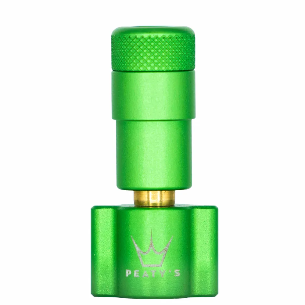 uPRISE Bikes Peaty's Holeshot CO2 Tyre Inflator Head - Emerald | Price match, 365 day return s, 18-Month Warranty, Finance Available & Free UK Delivery