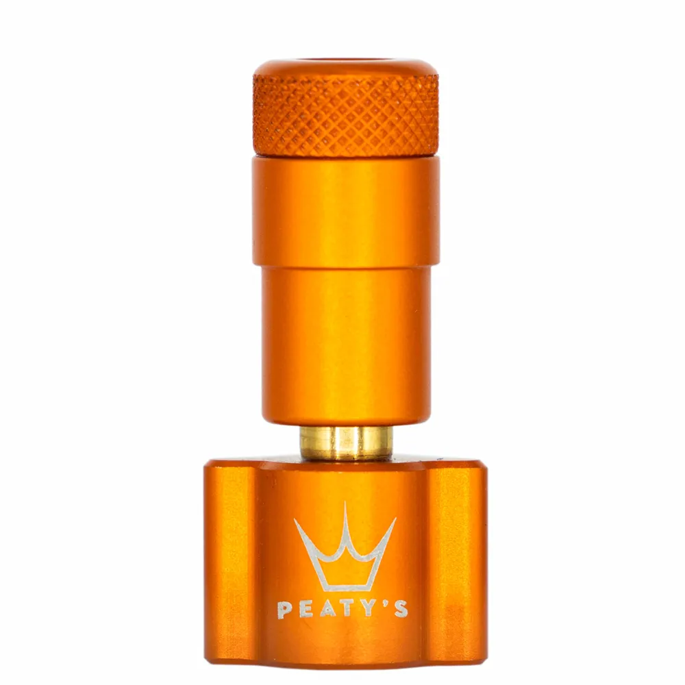 uPRISE Bikes Peaty's Holeshot CO2 Tyre Inflator Head - Mango | Price match, 365 day return s, 18-Month Warranty, Finance Available & Free UK Delivery
