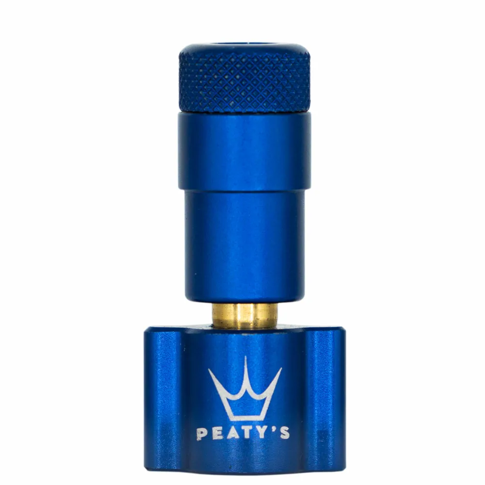 uPRISE Bikes Peaty's Holeshot CO2 Tyre Inflator Head - Navy | Price match, 365 day return s, 18-Month Warranty, Finance Available & Free UK Delivery