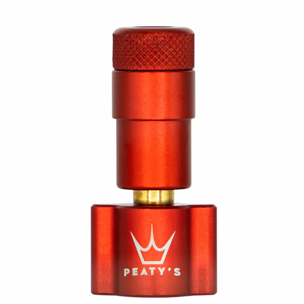 uPRISE Bikes Peaty's Holeshot CO2 Tyre Inflator Head - Red | Price match, 365 day return s, 18-Month Warranty, Finance Available & Free UK Delivery