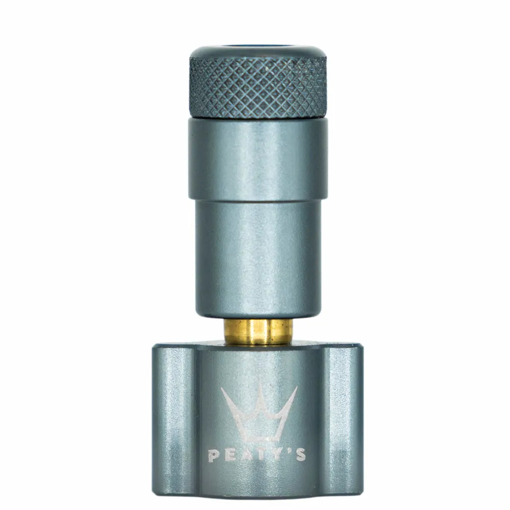 uPRISE Bikes Peaty's Holeshot CO2 Tyre Inflator Head - Slate | Price match, 365 day return s, 18-Month Warranty, Finance Available & Free UK Delivery