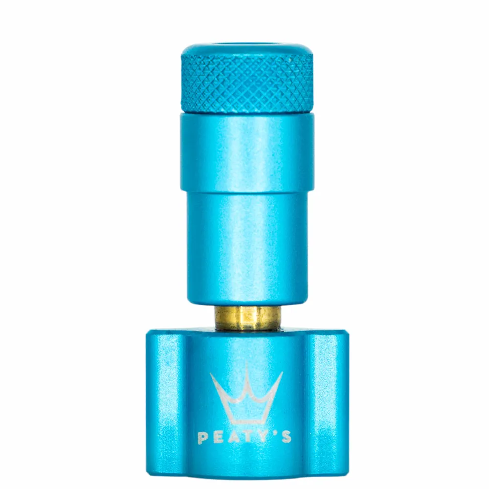 uPRISE Bikes Peaty's Holeshot CO2 Tyre Inflator Head - Turquoise | Price match, 365 day return s, 18-Month Warranty, Finance Available & Free UK Delivery