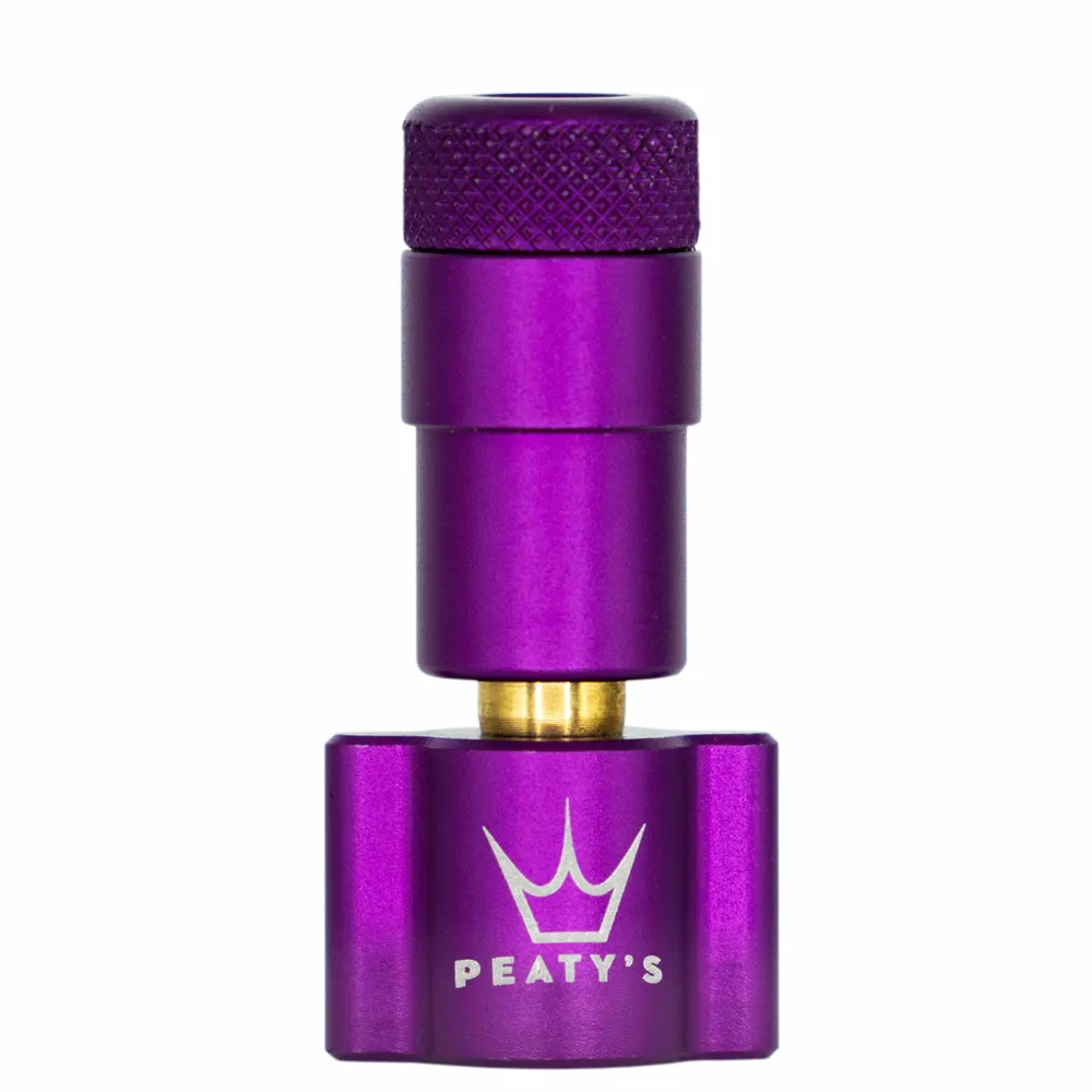 uPRISE Bikes Peaty's Holeshot CO2 Tyre Inflator Head - Violet | Price match, 365 day return s, 18-Month Warranty, Finance Available & Free UK Delivery