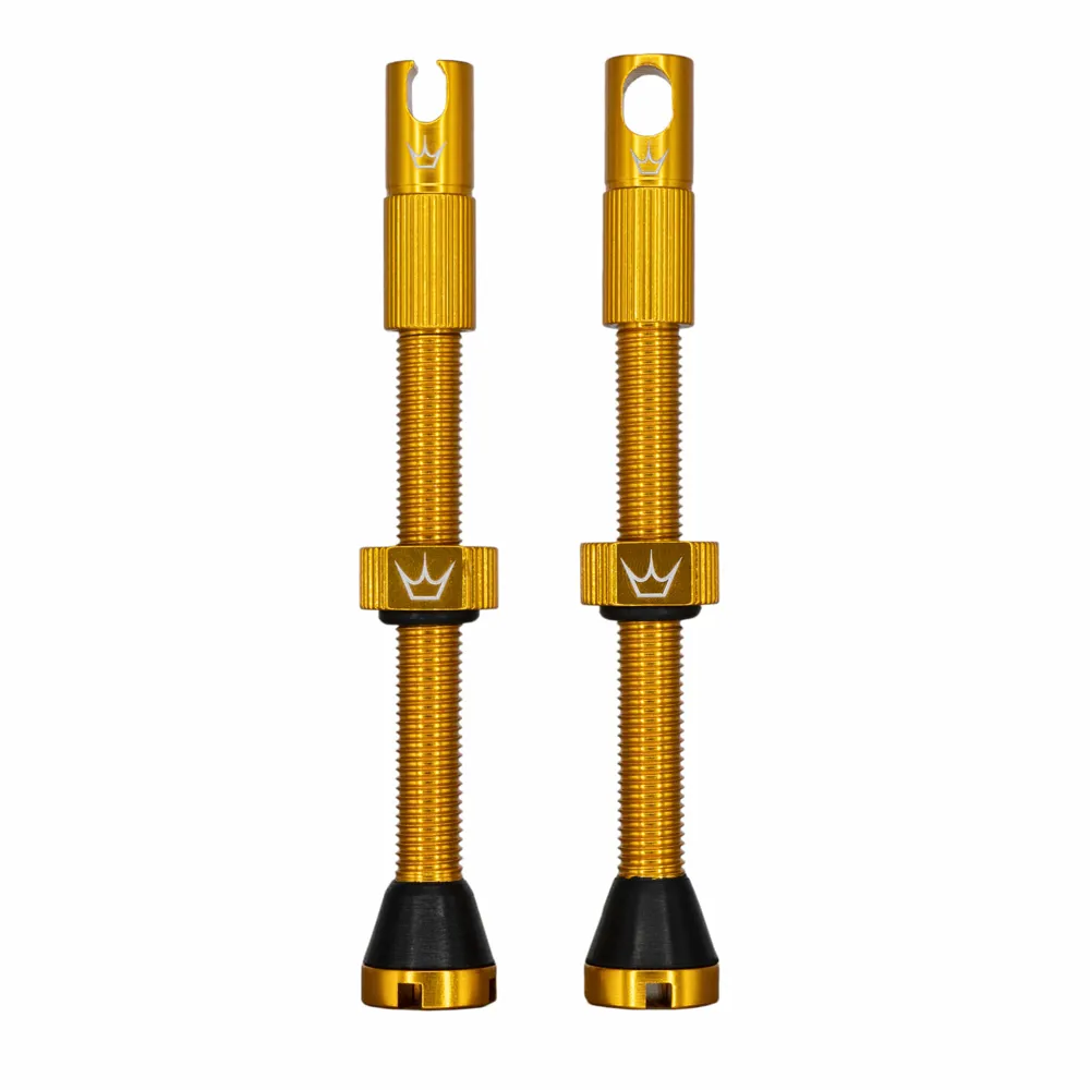 uPRISE Bikes Peaty's x Chris King Tubeless MK2 Valves - 60mm - Gold | Price match, 365 day return s, 18-Month Warranty, Finance Available & Free UK Delivery