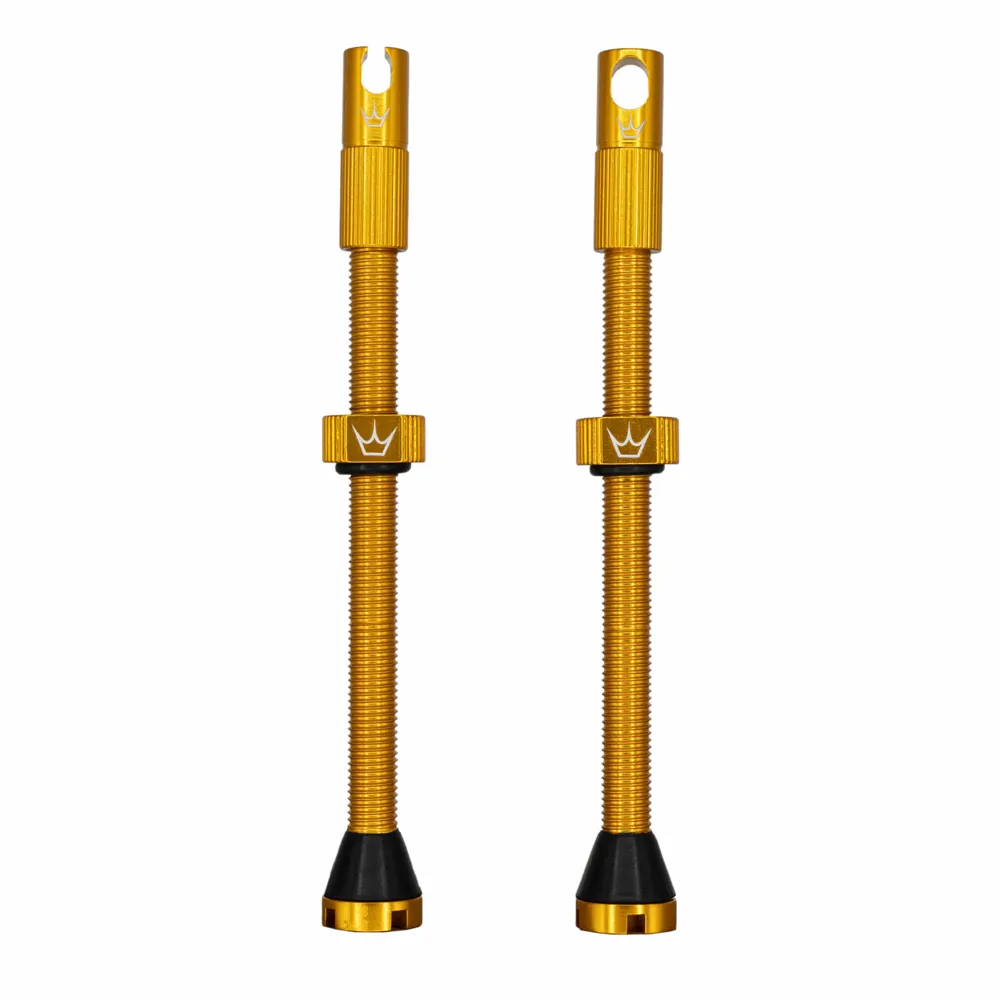 uPRISE Bikes Peaty's x Chris King Tubeless MK2 Valves - 80mm - Gold | Price match, 365 day return s, 18-Month Warranty, Finance Available & Free UK Delivery