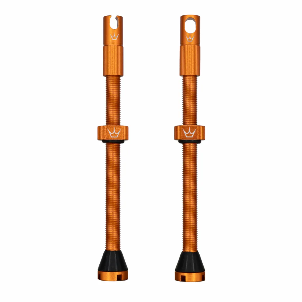 uPRISE Bikes Peaty's x Chris King Tubeless MK2 Valves - 80mm - Mango | Price match, 365 day return s, 18-Month Warranty, Finance Available & Free UK Delivery