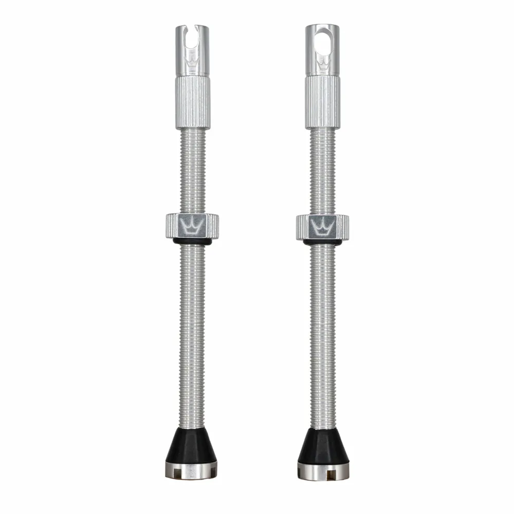 uPRISE Bikes Peaty's x Chris King Tubeless MK2 Valves - 80mm - Silver | Price match, 365 day return s, 18-Month Warranty, Finance Available & Free UK Delivery