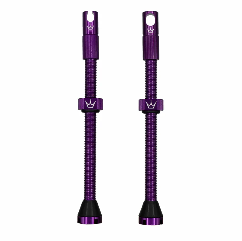 Peaty's x Chris King Tubeless MK2 Valves - 80mm - Violet