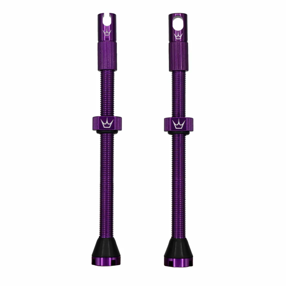 uPRISE Bikes Peaty's x Chris King Tubeless MK2 Valves - 80mm - Violet | Price match, 365 day return s, 18-Month Warranty, Finance Available & Free UK Delivery