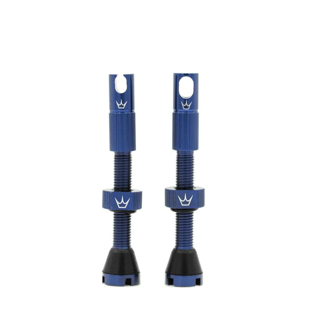 uPRISE Bikes Peaty's x Chris King Tubeless MK2 Valves - 42mm - Navy | Price match, 365 day return s, 18-Month Warranty, Finance Available & Free UK Delivery